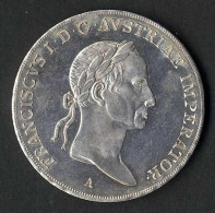 Delcampe - ½ Thaler, 1834 A, Erhaltung VZ, Silber, 14 Gr, KM 2156 - Austria