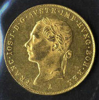 Delcampe - 1 Dukaten, 1848, Goldmünze Zum 50. Regierungsjubiläum Geprägt 1898, Kleine Randverletzung, 3,49 Gr., Jaeckel 395, ANK 6 - Austria