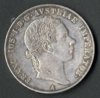 Delcampe - 1 Konventionsthaler, 1855 A, Silbermünze, 25,9 Gr., SS, ANK 40 - Austria