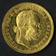 Delcampe - 10 Kronen, 1909, Goldmünze Avers Mit 11 Mm Kratzer, 3,38 Gr., S/SS, Jaeckel 386, ANK 23 - Austria