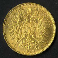 Delcampe - 10 Kronen, 1912, Nachprägung In Gold, 3,387 Gr., Jaeckel 386, ANK 23 - Austria