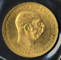 Delcampe - 20 Kronen, 1916, Goldmünze Mit Bindenschild, 6,77 Gr., Randkerbe, Jaeckel 392, ANK 28 - Austria