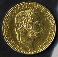 Delcampe - ½ Krone, 1866A, "Vereinsmünze 100 Ein Pfund Fein" In Gold, 5,55 Gr., Jaeckel 318, ANK 15 - Austria