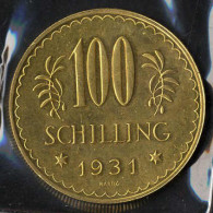 Delcampe - 100 Schilling, 1931, Goldmünze, 23,52 Gr., Jaeckel 437, ANK 5 - Austria
