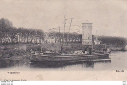 Delcampe - 4868100Gouda, Watertoren. (Zie Achterkant) - Gouda