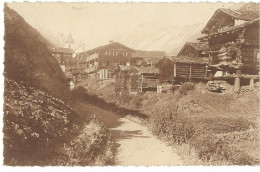 Delcampe - Lötschental BLATTEN: Aussenquartier, Foto-AK Gyger ~1930 - Blatten