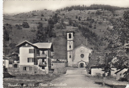 Delcampe - PRAGELATO-TORINO-CHIESA PARROCCHIALE-CARTOLINA FOTOGRAFICA NON VIAGGIATA-1952-1959 - Sonstige & Ohne Zuordnung