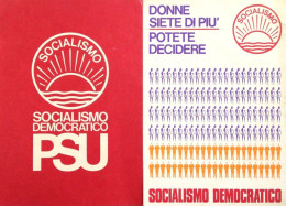 Delcampe - § SOCIALISMO E SOC. DEMOCRATICO - 1 FOTO, 2 CART. E FAC-SIMILE SCHEDA ELETTORALE - Décrets & Lois