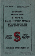 Delcampe - § SINGER - MANUALETTO IN INGLESE CON FOTO - Autres & Non Classés