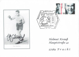 Delcampe - Germany Cover 2005 Berlin Max Schmeling 1905-2005. Postal Weight 0,04 Kg. Please Read Sales Conditions Under Image Of Lo - Boxe