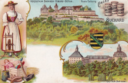 Delcampe - ALLEMAGNE(GOTHA) GRUSS(PUBLICITE CHOCOLAT SUCHARD) - Gotha