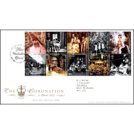 Delcampe - 2003 Coronation - Great Britain FDC - London SW1 Cancel - 2001-2010 Decimal Issues