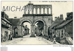Delcampe - CPA 71   AUTUN   PORTE D'ARROUX  ANIMATION   PARFAIT ETAT - Autun