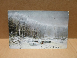 Delcampe - UKRAINE RUSSIE Carte Illustrée Transport De La Glace Cachet Consulat De France DONETZ - Ukraine