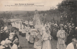 Delcampe - 29 RUMENGOL  LE FAOU  Pardon , La Vierge Miraculeuse Portée En Procession Pour Le Cinquantenaire.  SUP  PLAN 1923.  RARE - Châteaulin