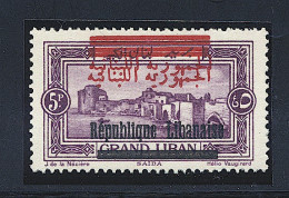 Delcampe - ** GRAND LIBAN - ** - N°106b - Double Surch. Arabe - TB - Sonstige & Ohne Zuordnung