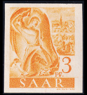 Delcampe - ** SARRE - ** - N°197a – 3p. Orange – N. Dentelé – Cert. Ney – TB - Altri & Non Classificati