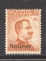 Delcampe - * Iles De La Mer EGEE - * - NISIROS – N°11 – 20c Orange – TB - Egeo (Nisiro)