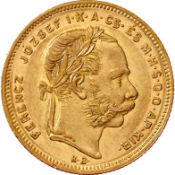 Delcampe - 8 Forint/20 Francs 1877 KB, Für Ungarn. 6,45 G. 900/1000. Vorzüglich - Oesterreich