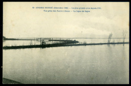 Delcampe - Cpa Du 49 Angers Inondé  1910 - Vue Prise Des Fours à Chaux , La Ligne De Segré JU25-152 - Angers