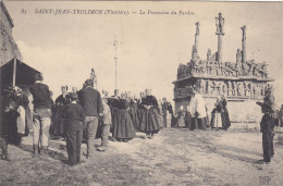 Delcampe - 29 - SAINT-JEAN-TROLIMON - La Procession Du Pardon - Saint-Jean-Trolimon