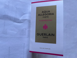 Delcampe - Échantillon Eau De Parfum Aqua Allegora - Autres & Non Classés