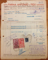 Delcampe - § SARONNO 1946 - CARTA INT. DITTA A. PARMA - CASSEFORTI CON FATTURA E 3 MARCHE - Autres & Non Classés