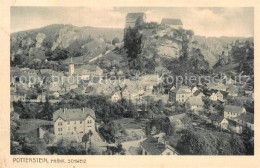 Delcampe - Pottenstein Oberfranken Ortsansicht - Pottenstein