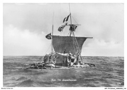 Delcampe - ARTP9-0621-BATEAU - Expédition Du Kon-tiki - Le Radeau - Segelboote