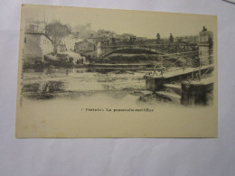 Delcampe - Cpa 84 Pertuis La Passerelle Sur L'eze - Pertuis