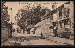 Delcampe - CPA Barbizon, Grande Rue, Hôtellerie Du Bas-Bréau - Barbizon