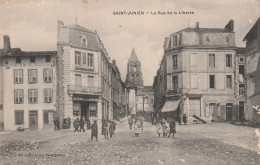 Delcampe - Saint Junien (87 -Haute Vienne ) La Rue De La Liberté - Saint Junien