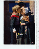 Delcampe - Défaut) Groupe Folklorique La Bourrée De Murat Folklore Le Poutou Auvergnat Humour Auvergne Costume Auvergnate Cantal - Murat