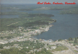 Delcampe - Canada - Red Lake - Ontario - Aerial View - Nice Stamp 1987 - Kitchener