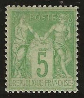 Delcampe - France      .  Y&T     .  102  (2 Scans)         .  *   .   Neuf Avec Gomme - 1898-1900 Sage (Type III)