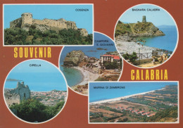 Delcampe - CARTOLINA  CALABRIA-COSENZA-CIRELLA-BAGNA CALABRA-MARINA DI ZAMBRONE-CAMPORA S. GIOVANNI-BELLA ITALIA,NON VIAGGIATA - Cosenza