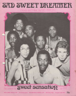 Delcampe - Sweet Sensation Sad Sweet Dreamer 1970s Soul Sheet Music - Scores & Partitions