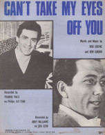 Delcampe - Can't Take My Eyes Off You Frankie Valli Vintage Sheet Music - Scores & Partitions