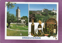 Delcampe - 83 DRAGUIGNAN  La Tour De L'Horloge Et Le Théâtre De Verdure - Draguignan