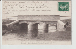 Delcampe - Manche : BREHAL : Pont  De  Saint  Martin - Brehal