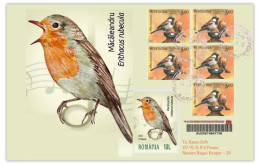 Delcampe - ROMANIA 2025 Birds - Birds - Indian Registered EMS Speed Post Cover As Per Scan - Pics & Grimpeurs