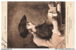 Delcampe - AWPP6-0411-MUSEE - Musée Du Louvre - Chardin - Le Chateau De Cartes - Museen