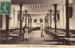 Delcampe - LA FLECHE - Prytanée Militaire  - Réfectoire - Animé - La Fleche