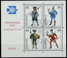 Delcampe - SCHWEIZ BLOCK KLEINBOGEN 1970-1979 Block 22-06 S5CD5BE - Blocks & Kleinbögen