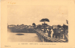 Delcampe - DAHOMEY - PORTO NOVO - LE DEBARQUEMENT DU CHALAND - Dahome