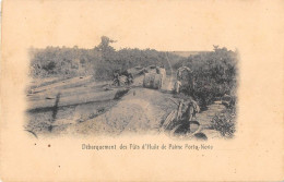 Delcampe - DAHOMEY - PORTO NOVO - DEBARQUEMENT DES FUTS D'HUILE DE PALME - Dahome