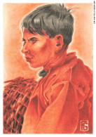 Delcampe - CAR-ACWP10-0683-ILLUSTRATEURS - GEO-FOURRIER - VISAGES BRETONS - SAINT-GUENOLE - Fourrier, G.