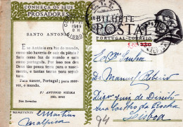 Delcampe - 1948 CONHEÇA OS SEUS PROSADORES PADRE ANTONIO VIEIRA BILHETE POSTAL PORTUGAL POSTCARD - Geschichte