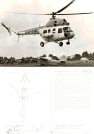Delcampe - HELICOPTERE - Mil MI-2 -  Zivilluftfahrt Des Sozialistlischen Länder - Hubschrauber
