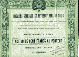 Delcampe - MAGASINS GÉNÉRAUX Et ENTREPÔT RÉEL De TUNIS - Non Classés